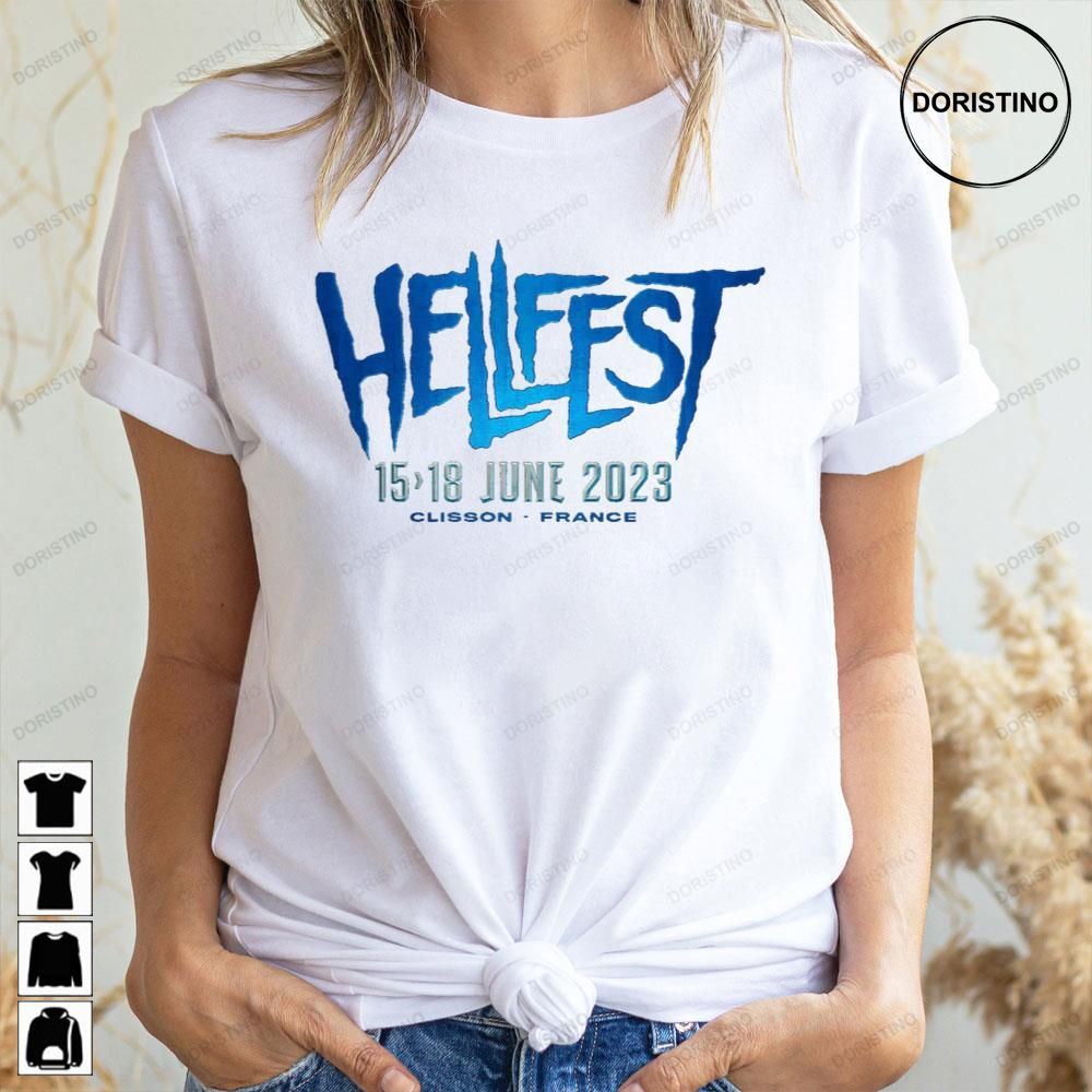 Hellfest June 2023 Clisson France Limited Edition T-shirts